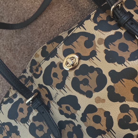 Coach leopard print tote bag - Picture 5 of 8